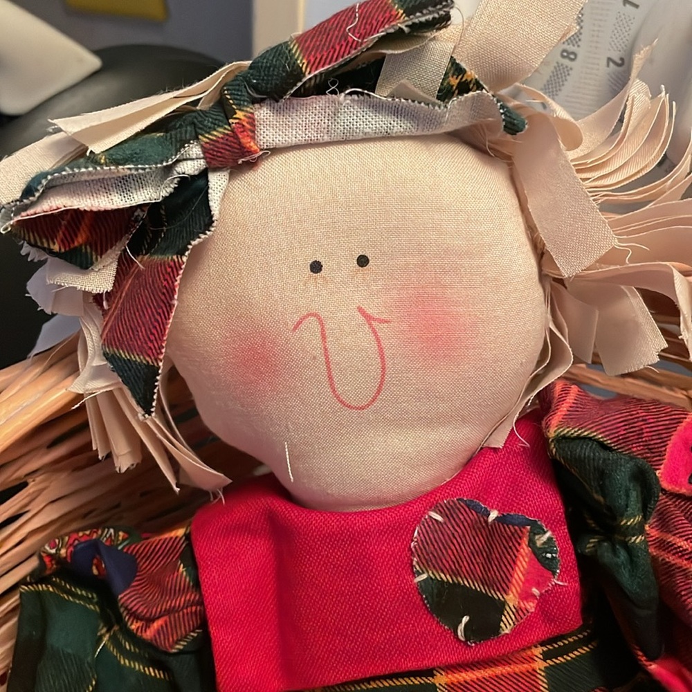 Handmade Raggedy Ann Andy Soft Cloth Dolls Church Bazaar - Picture 5 of 6